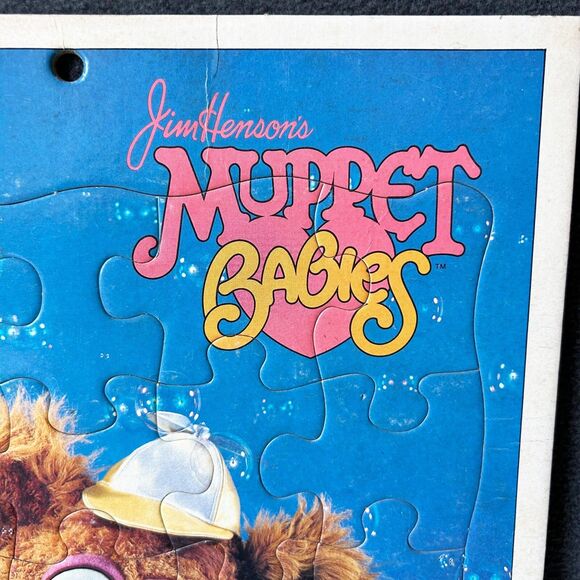 Vintage Muppet Babies 1984 Fozzie Bear Frame Tray Puzzle - Jim Henson - Picture 3 of 5